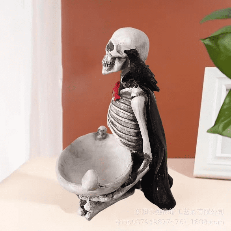 Cracker Barrel Witch Statue 7.9'' – 2025 New Halloween Enchanting Witch Statue, Gothic Halloween Resin Figurine, Retro Magician Mysterious Decor, Dark Fantasy Desktop Ornament