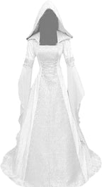 Horror Spacez Halloween Witch Costume Women, Deluxe Witch Dress Costume, Vintage Embroidered