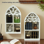 CIYISON Mysterious Crystal Display Shelf For Victorian Altar Decors Precise Cut Wood Gothics Wall Art Decors Perfect Gift