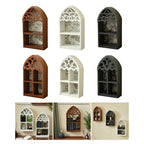 CIYISON Mysterious Crystal Display Shelf For Victorian Altar Decors Precise Cut Wood Gothics Wall Art Decors Perfect Gift