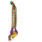 Haunted Hill Farm 47 in Animatronic Hanging Upside Down Clown with Lights and Sound, Halloween Decoration, HHCLOWN-39HLSA