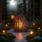 Halloween Witch Lamp,Stained Gothic Witch Hat Led Lamp for Stained Glass Inspired, Spooky Decorative Standing Night Light,Unique Halloween Party Lighting Decorations Door for Indoor