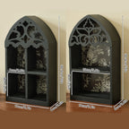 CIYISON Mysterious Crystal Display Shelf For Victorian Altar Decors Precise Cut Wood Gothics Wall Art Decors Perfect Gift