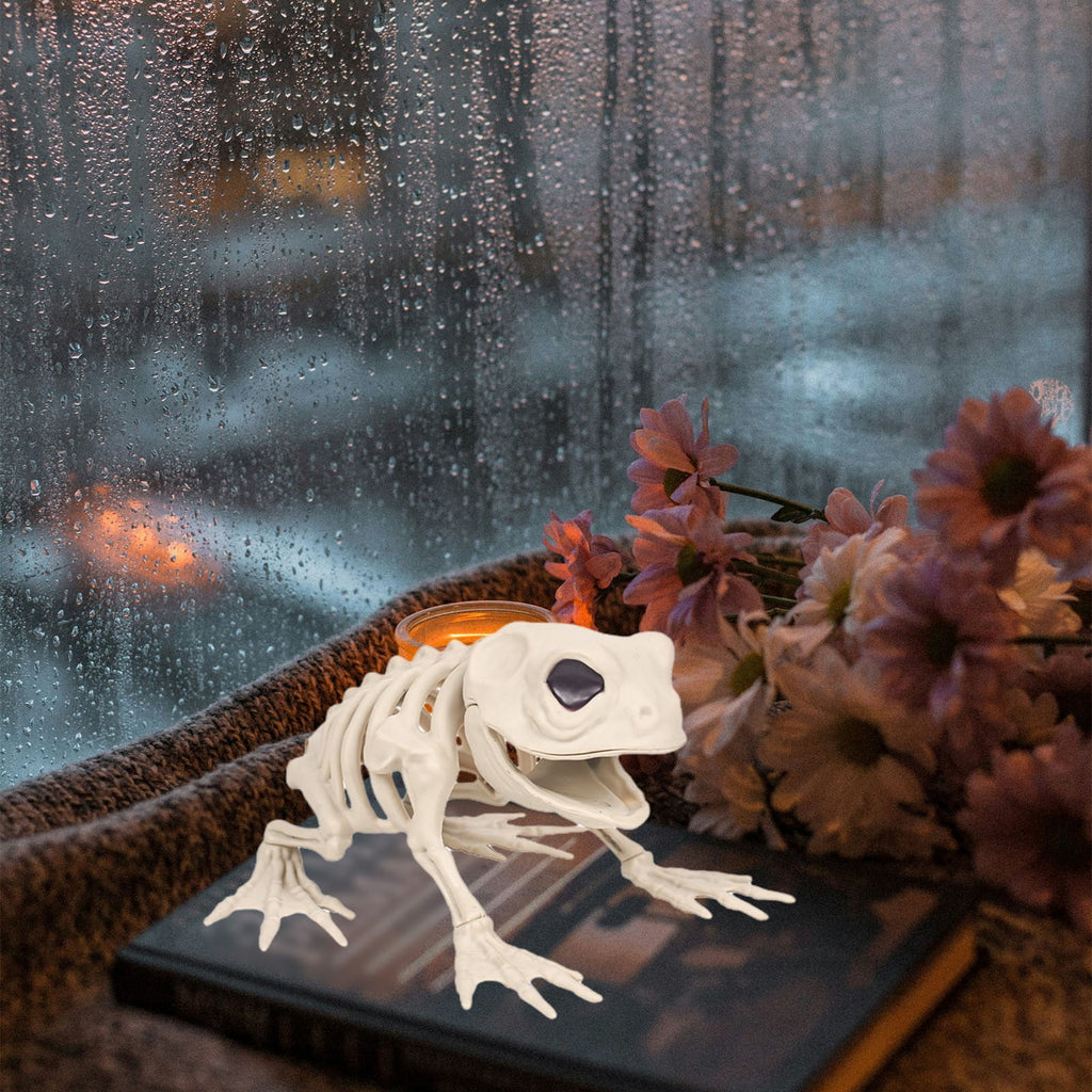 Horror Spacez Halloween Skeleton Horse Frame Decorations Outdoor Life-Like Spooky Skull Decor Resin