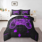 Horror Spacez Adults Salmon Violet Damask Comforter Set Antique Victorian Baroque Bedding