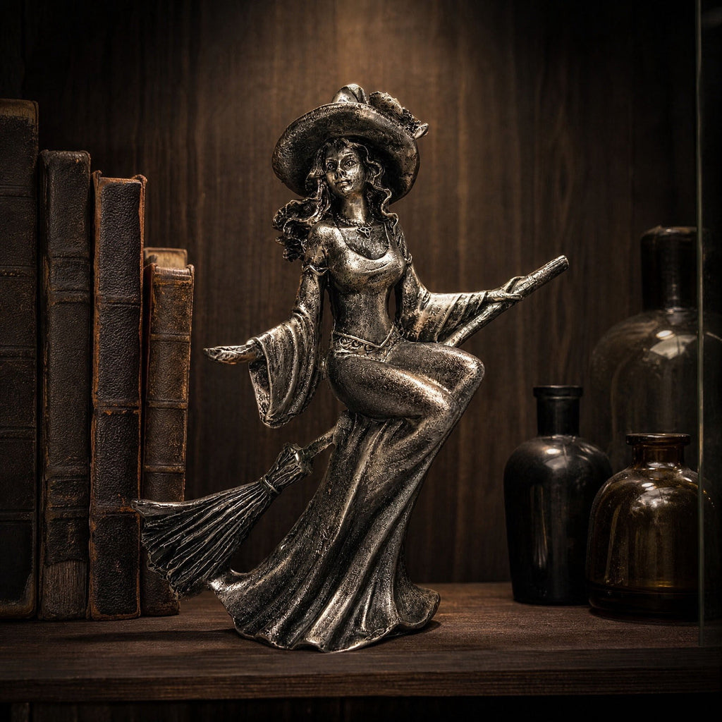 Horror Spacez Halloween Witch Lamp,Stained Gothic Witch Hat Led Lamp for Stained Glass Inspired