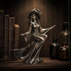 Horror Spacez Halloween Witch Lamp,Stained Gothic Witch Hat Led Lamp for Stained Glass Inspired