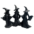 Horror Spacez Halloween Gothic Witch Decor Mossy Tree Resin Tabletop Decor For Mantel Shelf Covered