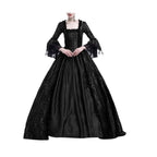 Horror Spacez Women's Halloween Costumes Plus Size Retro Renaissance Dresses Gothic Irish Costumes