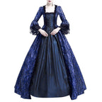 Horror Spacez Women's Halloween Costumes Plus Size Retro Renaissance Dresses Gothic Irish Costumes
