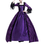 Horror Spacez Women's Halloween Costumes Plus Size Retro Renaissance Dresses Gothic Irish Costumes