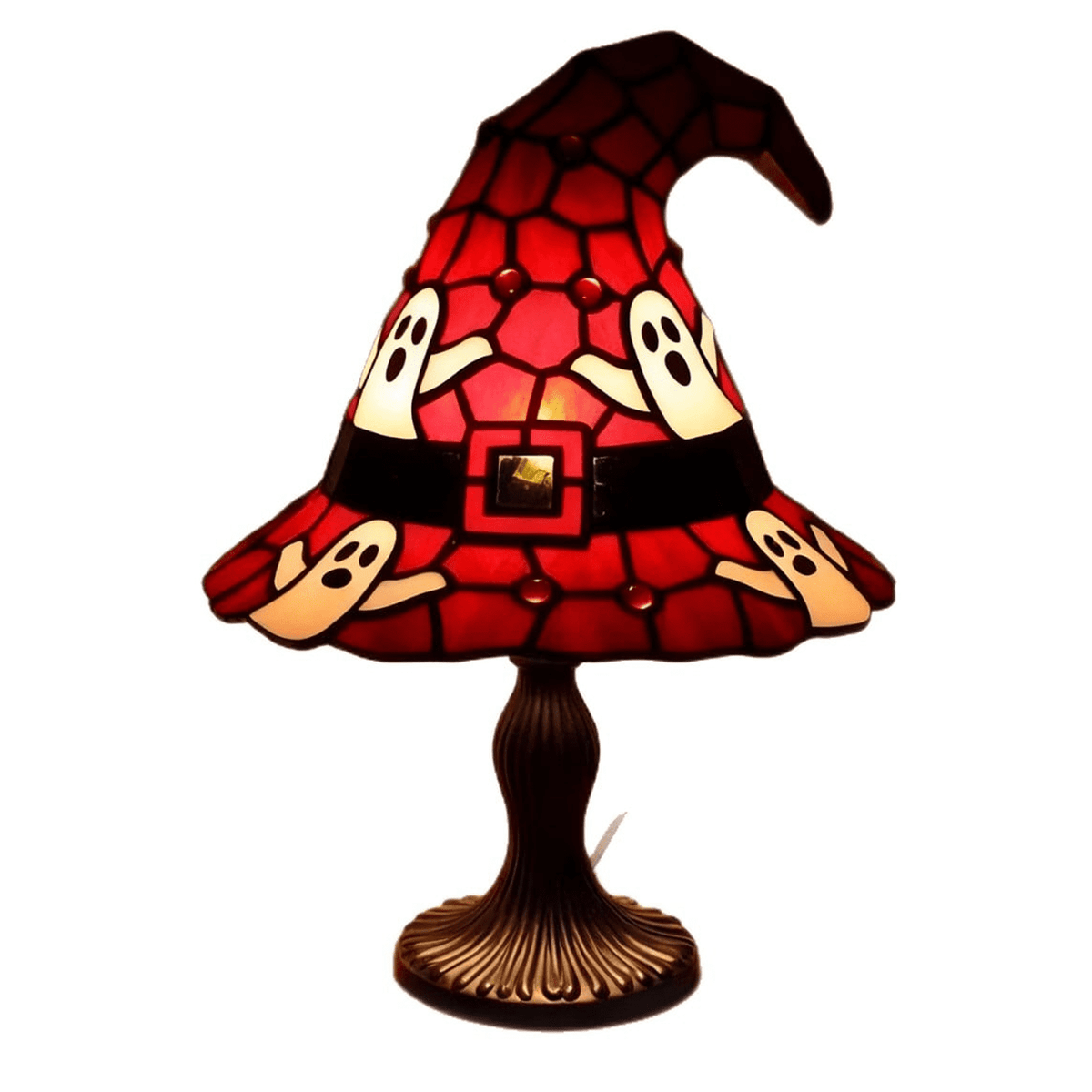 Horror Spacez Light Up Halloween Decor Witch Hat Lamp, LED Halloween Night Light, Halloween