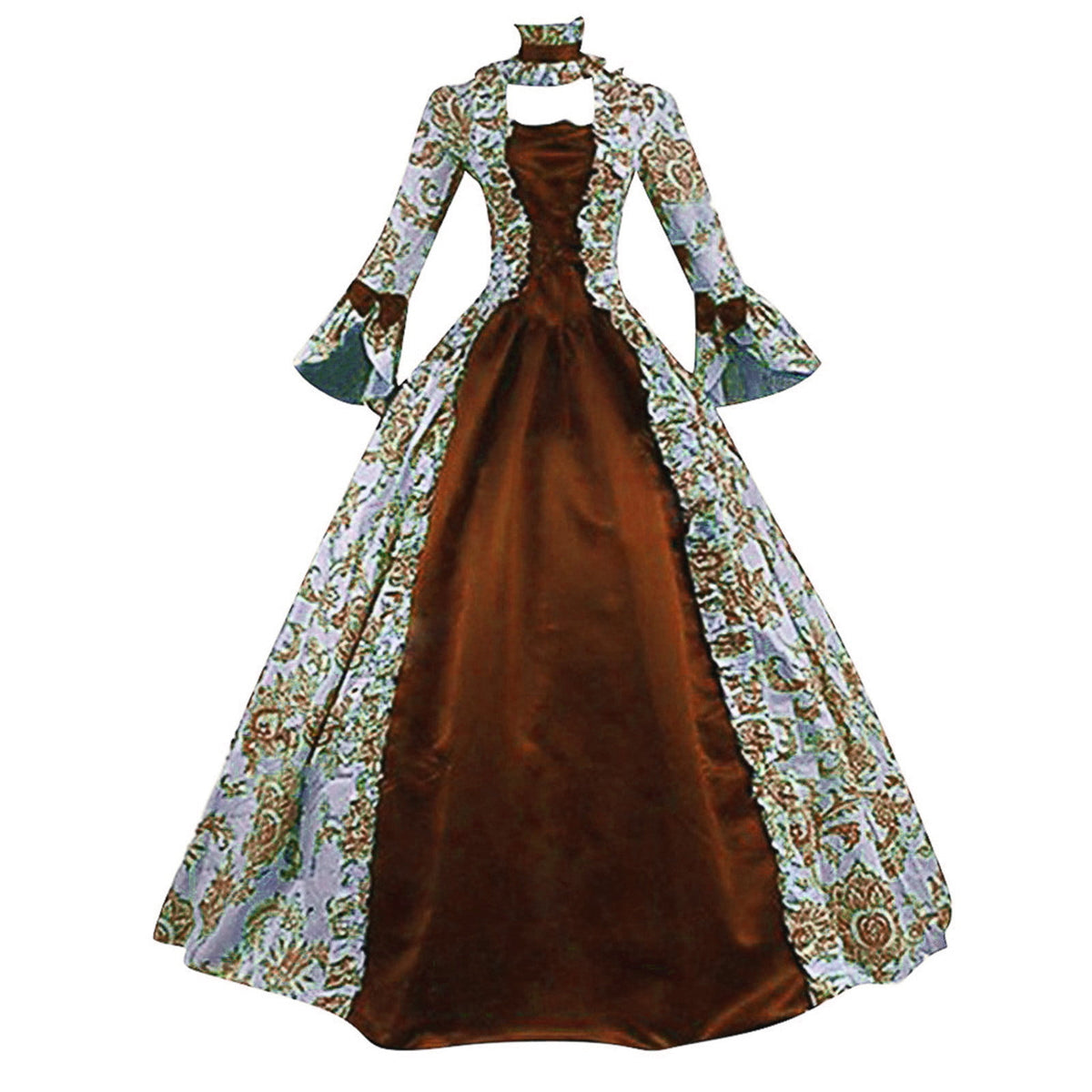 Horror Spacez Victorian Dress for Women 1800s Medieval Renaissance Dress Plus Size Vintage Court