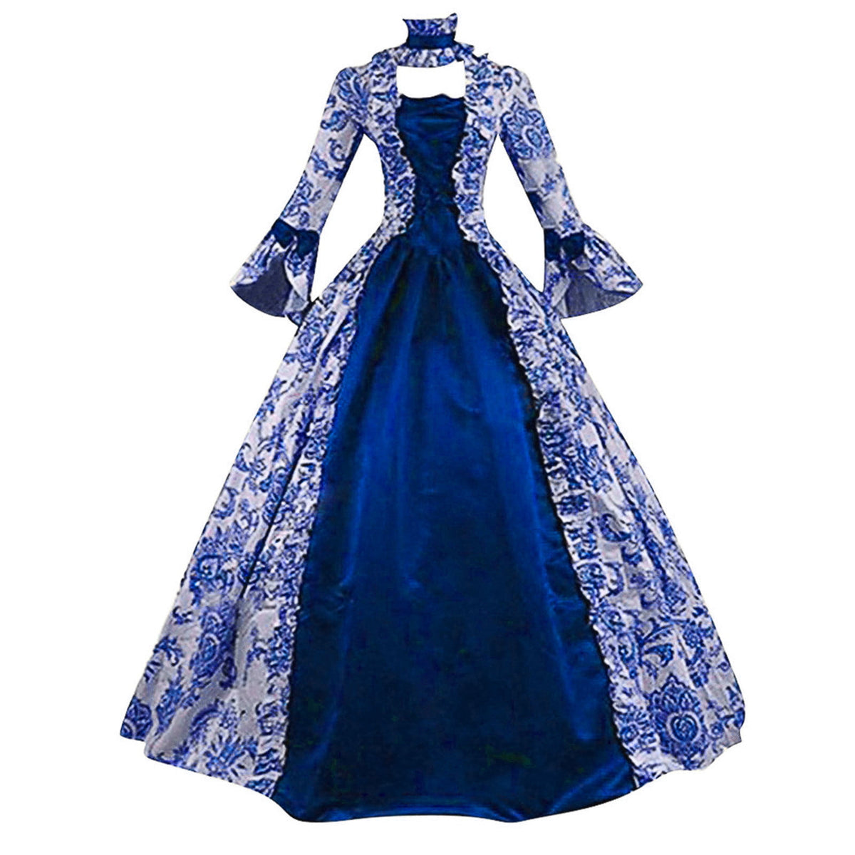 Horror Spacez Victorian Dress for Women 1800s Medieval Renaissance Dress Plus Size Vintage Court