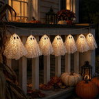 Horror Spacez Vintage Stained Glass Pumpkin Table Lamp, USB Powered Jack O Lantern Night Light