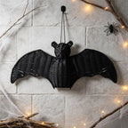 Horror Spacez Wicker Bats, Woven Bat Decor, Halloween Wall Decor Light Up Bat Wall Decoration