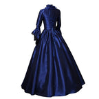 Jsaierl Women's Halloween Costumes Plus Size Retro Renaissance Dresses Gothic Irish Costumes Princess Peasant Dresses