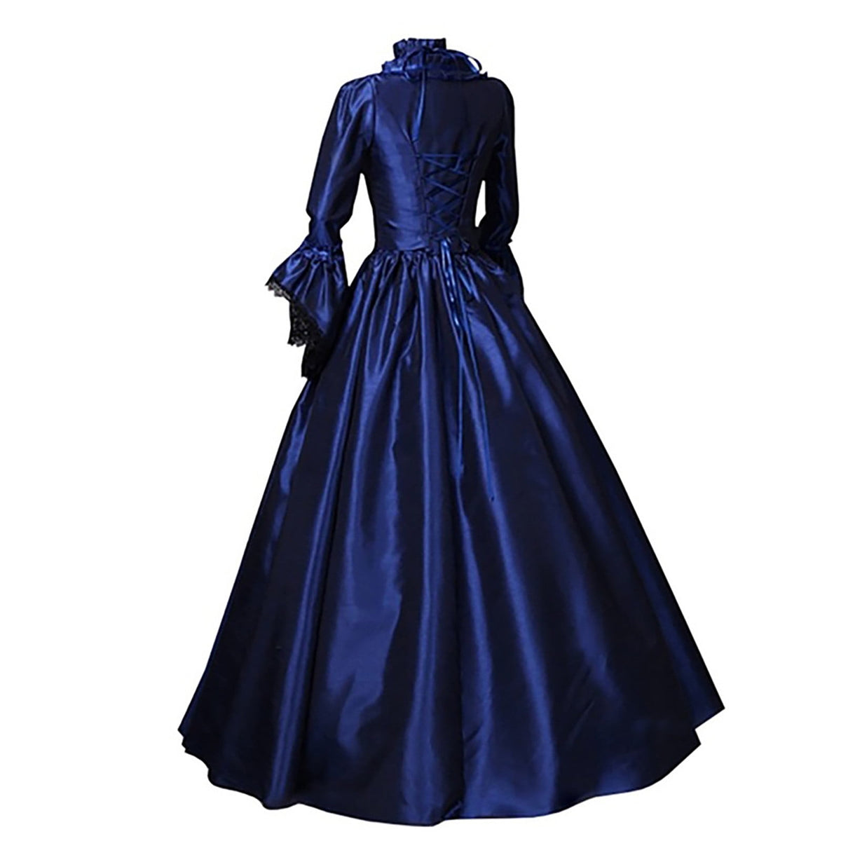 Jsaierl Women's Halloween Costumes Plus Size Retro Renaissance Dresses Gothic Irish Costumes Princess Peasant Dresses