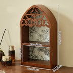 CIYISON Mysterious Crystal Display Shelf For Victorian Altar Decors Precise Cut Wood Gothics Wall Art Decors Perfect Gift
