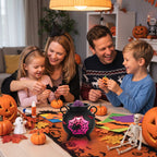 Sziqiqi Gothic Cauldron Wax Warmer: Halloween Electric Wax Melter with 2 Bulbs Spider Web Design Removable Dish for Scented Wax Spooky Home Decor Gift