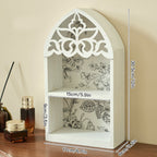 CIYISON Mysterious Crystal Display Shelf For Victorian Altar Decors Precise Cut Wood Gothics Wall Art Decors Perfect Gift